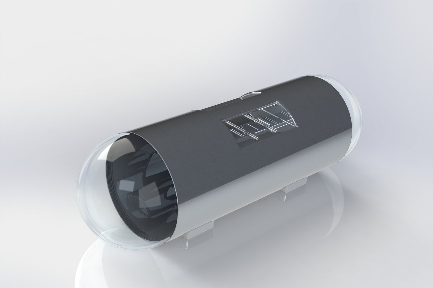 2.5 L Desk Hydration Pod in Anodised Aluminium and Tritan