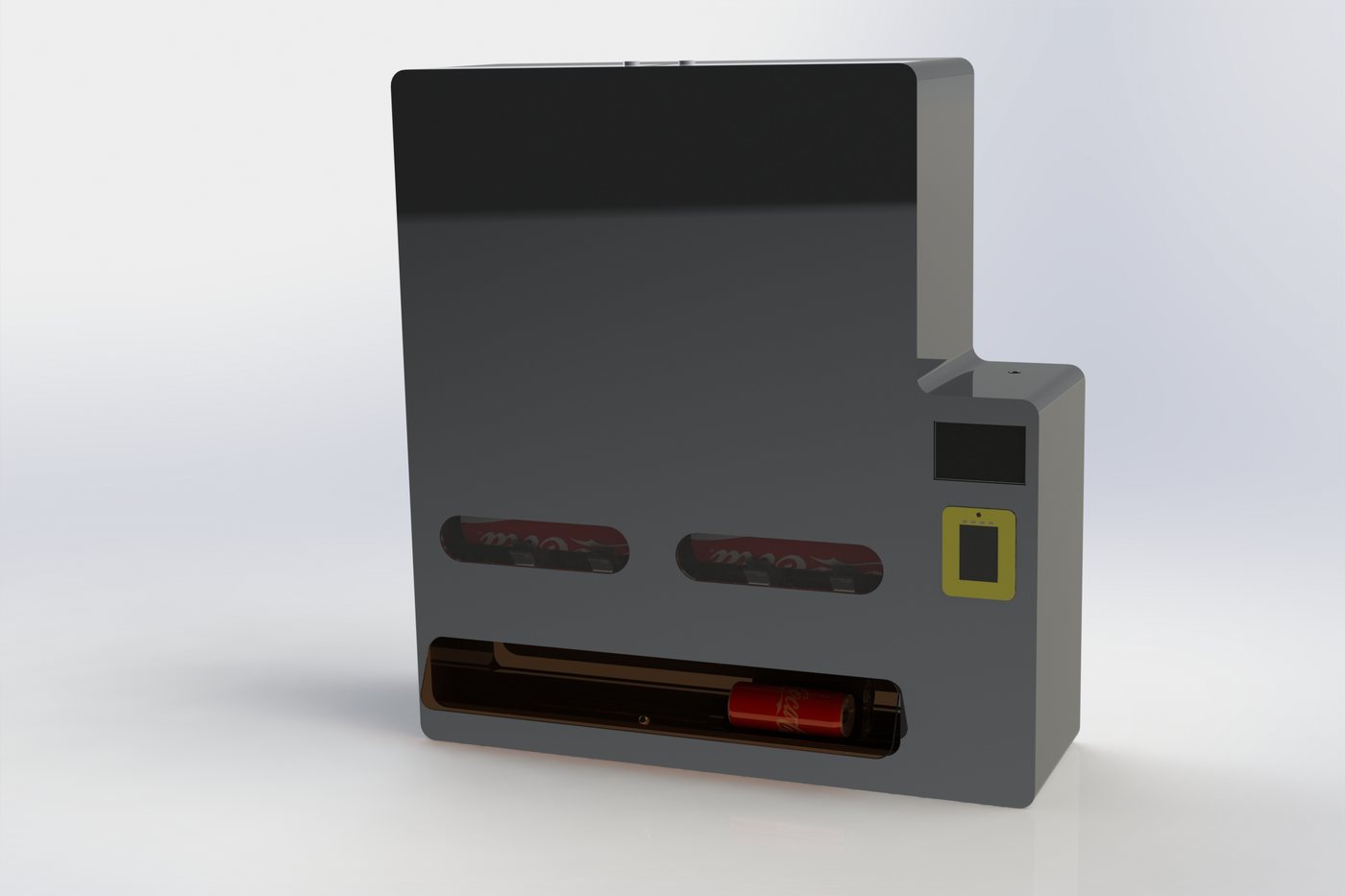 Wall-Mounted Vending Machine: Fixing a Jamming Gravity Lane